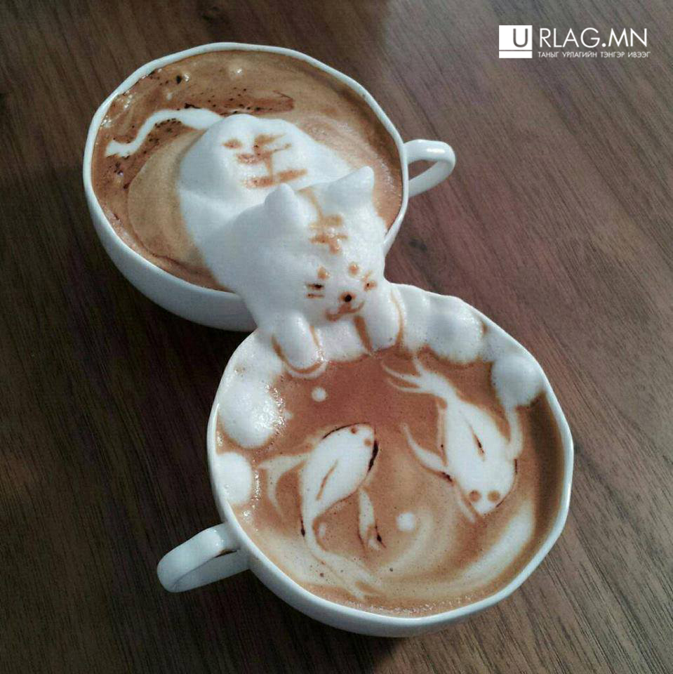 Кофений урлаг буюу ”латте арт” бүтээлийг хэрхэн хийх вэ?